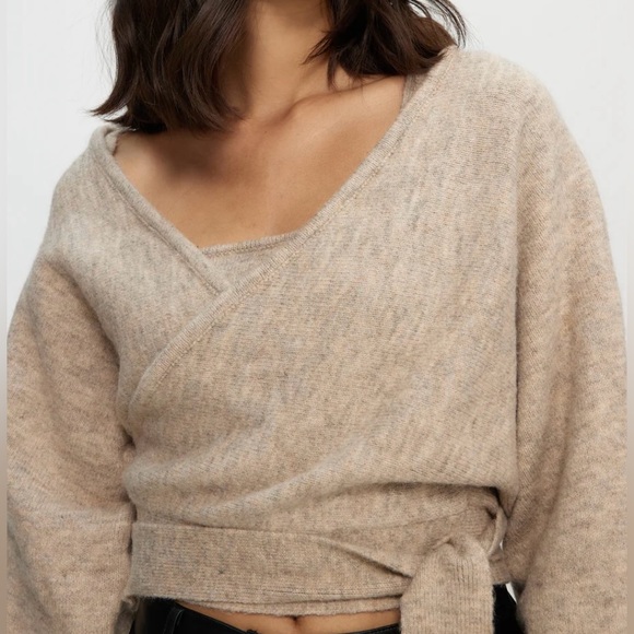 NWT Kuwalla Tee Knit Wrap Sweater - Picture 2 of 4
